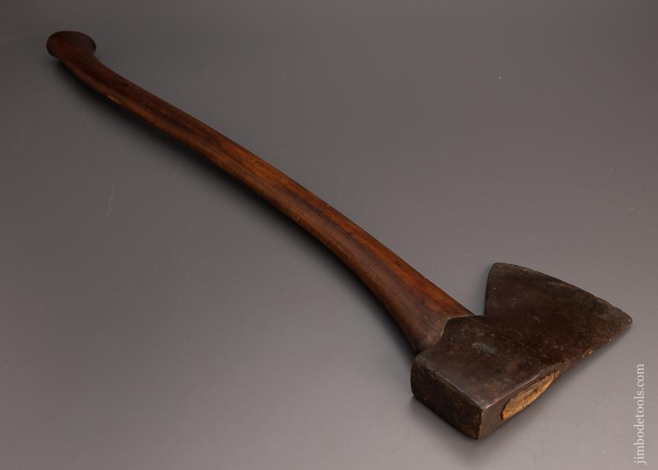Excellent Blacksmith Made Felling Axe by H. BLANCHARD Rockaway, N.J. - 98542