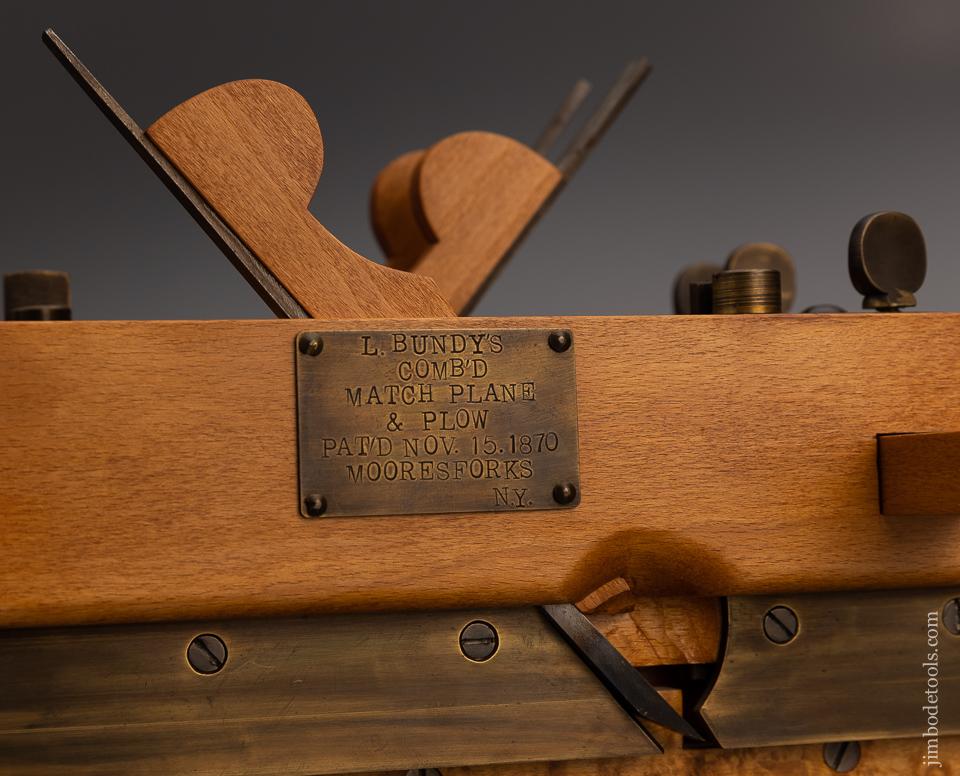 Incredible BUNDY PATENT Match Plane by JIM LEAMY - 98553