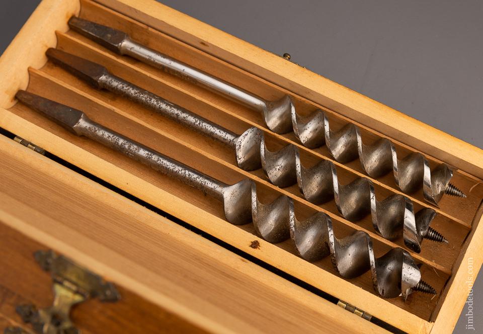 Complete Set of 13 RUSSELL JENNINGS Auger Bits MINT in Original Three Tiered Box In Original Shipping Box - 98578