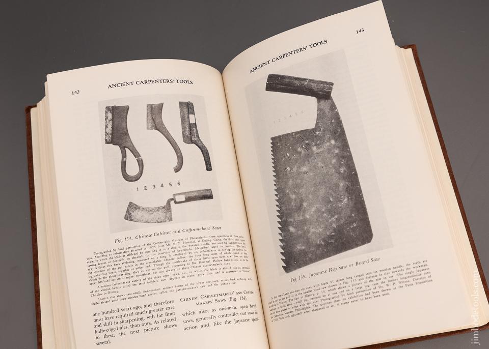 Book: “Ancient Carpenter’ Tools” by Henry C. Mercer Hardcover - 98600