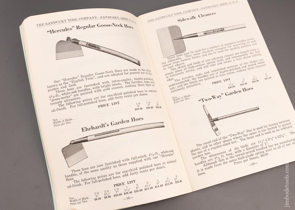 Reprint: SANDUSKY TOOL CO. Catalog No. 25 - 98605