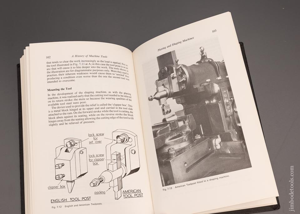 Book: “A History of Machine Tools” by Ian Bradley Hardcover- 98610