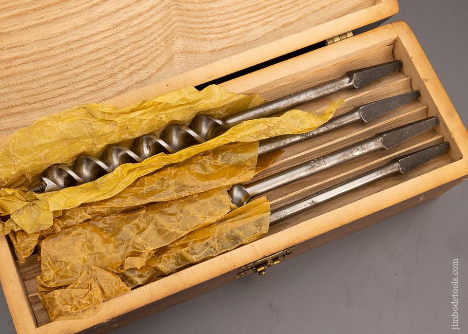 Mint in Wrappers Complete Set of 13 RUSSELL JENNINGS Auger Bits in Original Three Tiered Box - 98615