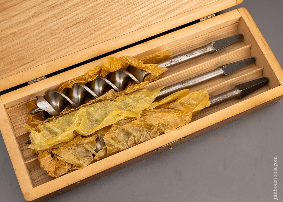 Mint in Wrappers Complete Set of 13 RUSSELL JENNINGS Auger Bits in Original Three Tiered Box - 98615