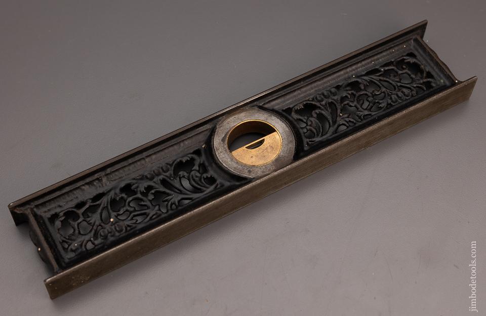 Perfect DAVIS PATENT Ornate Inclinometer Level 12 Inch 1867 PATENT - 98628