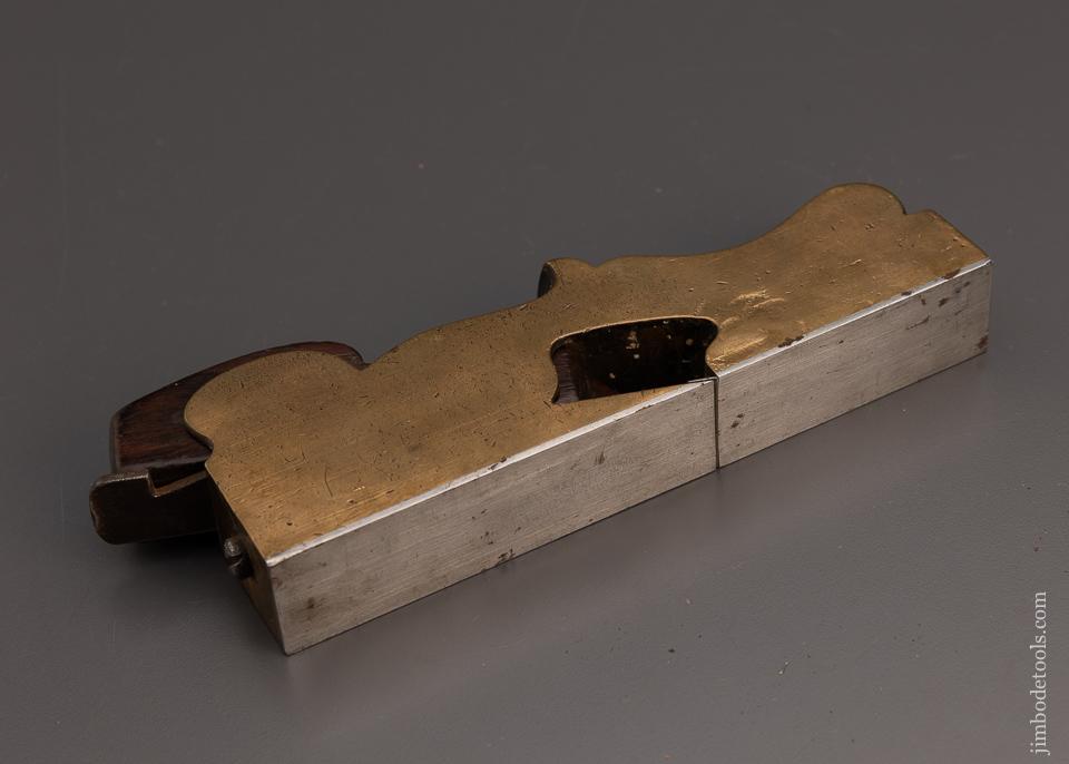 Spectacular Rosewood and Gunmetal Shoulder Plane - 98632