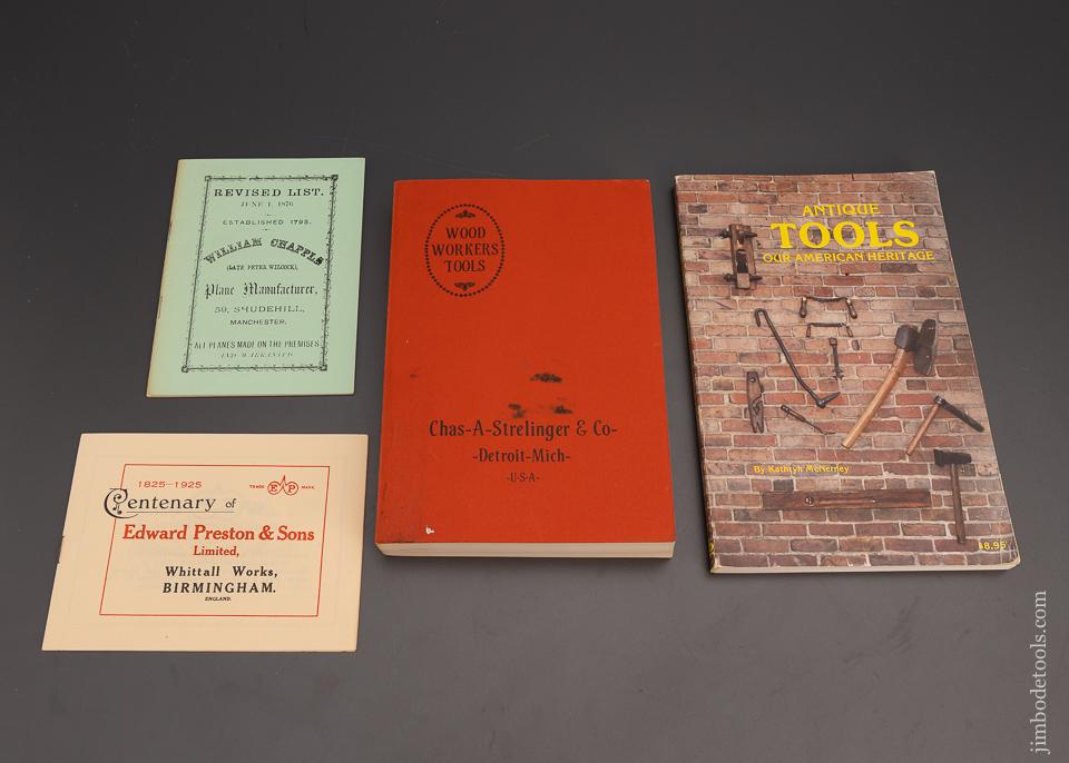 BOOKS: 4 Tool Related Reprints & Books - 98640