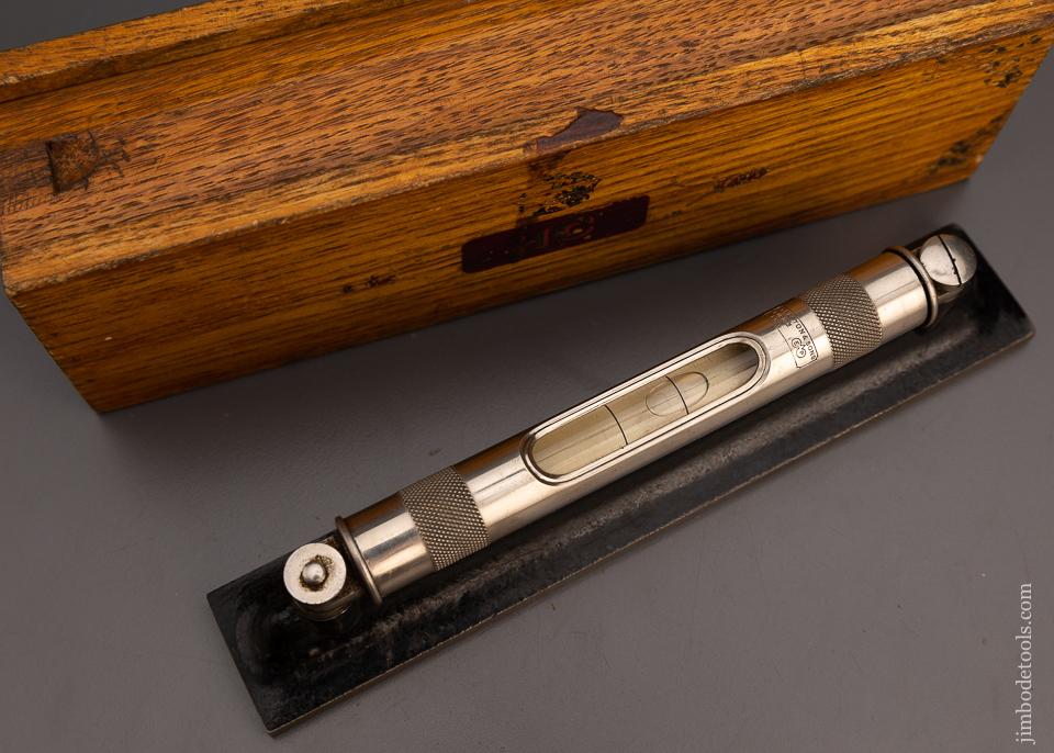 E. PRESTON & SONS 8 Inch Level in Wooden Box - 98644