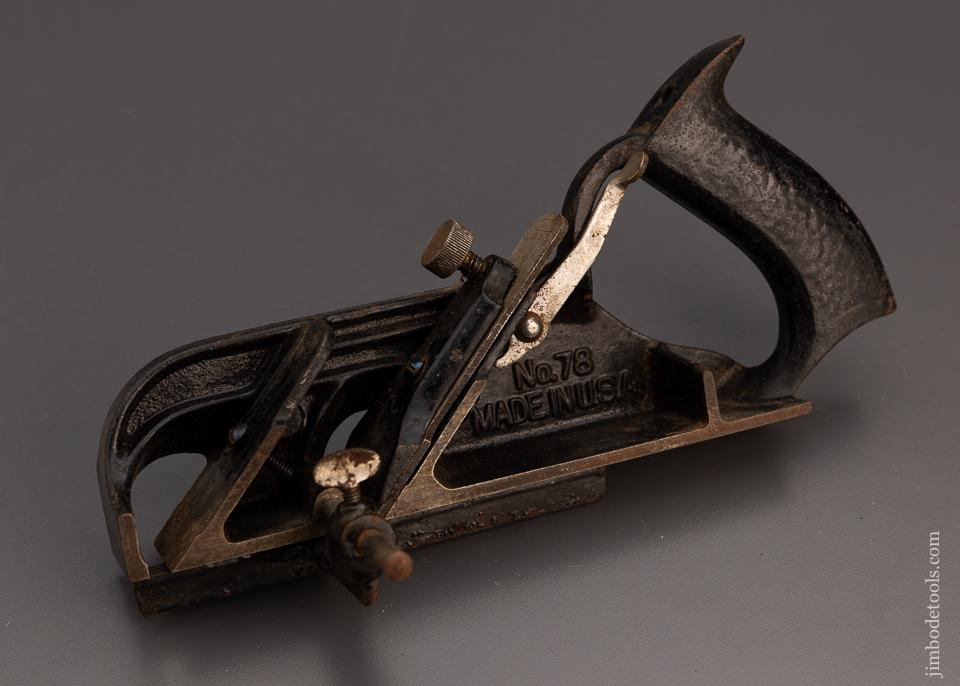 100% Complete STANLEY No. 78 Duplex, Rabbet, and Filletster Plane - 98648