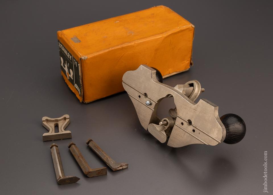 100% Complete STANLEY No. 71 Router Plane in Original Box-  98661