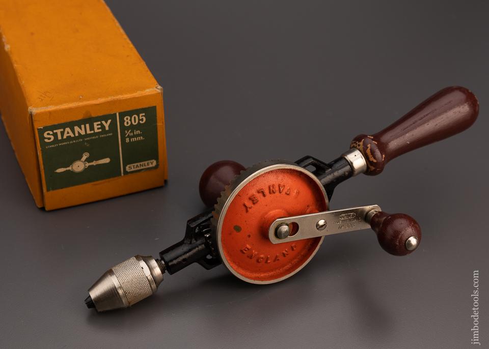 STANLEY No. 805 Drill Near Mint in Box - 98665