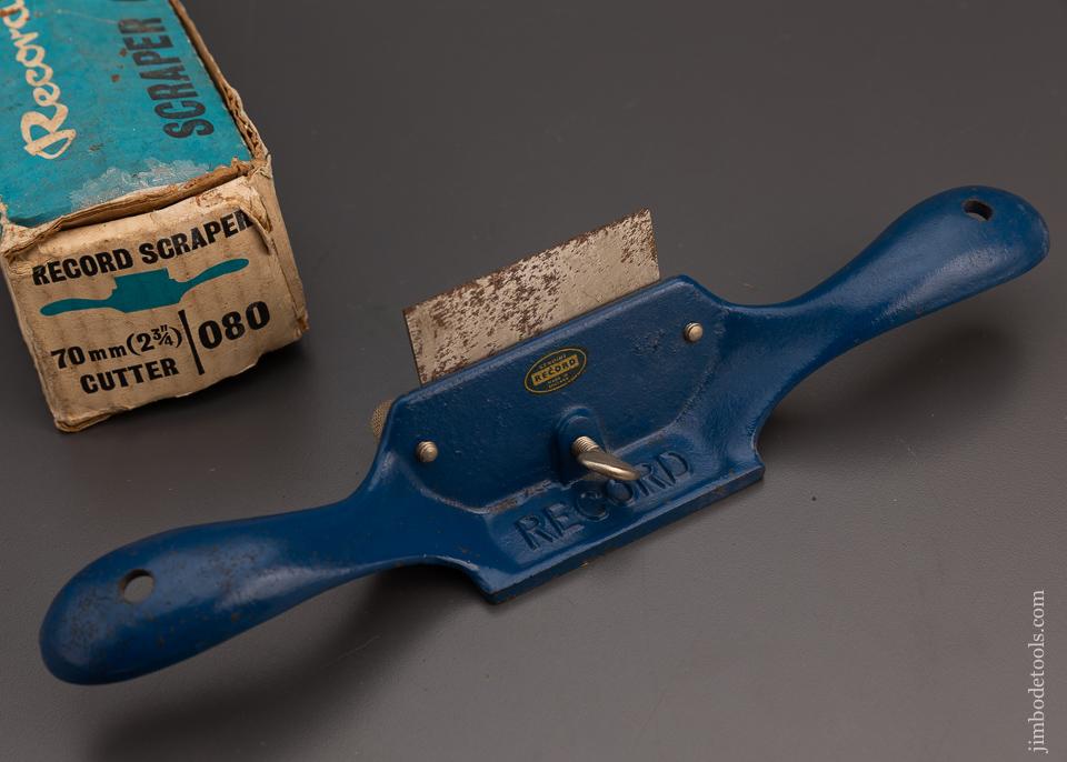RECORD No. 080 Scraper Plane with Decal in Original Box - 98683