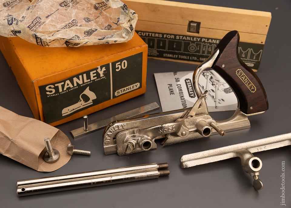 STANLEY No. 50 Light Combination Plane in Original Box - 98686