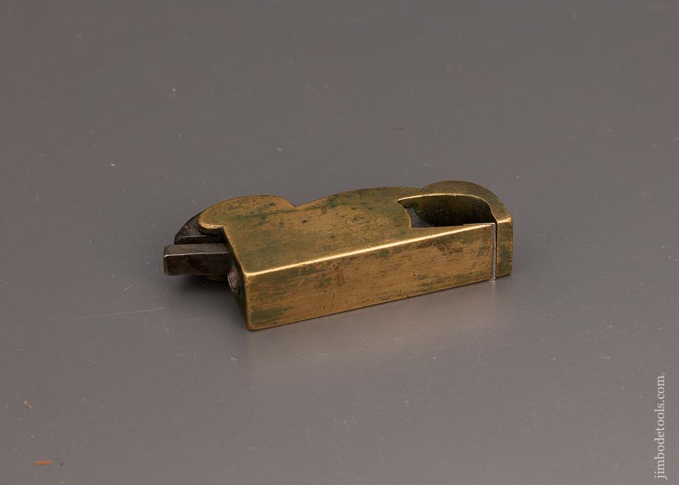 Fine! Miniature 2 15/16" x 3/4 inch Gunmetal and Ebony Shoulder Plane - 98702