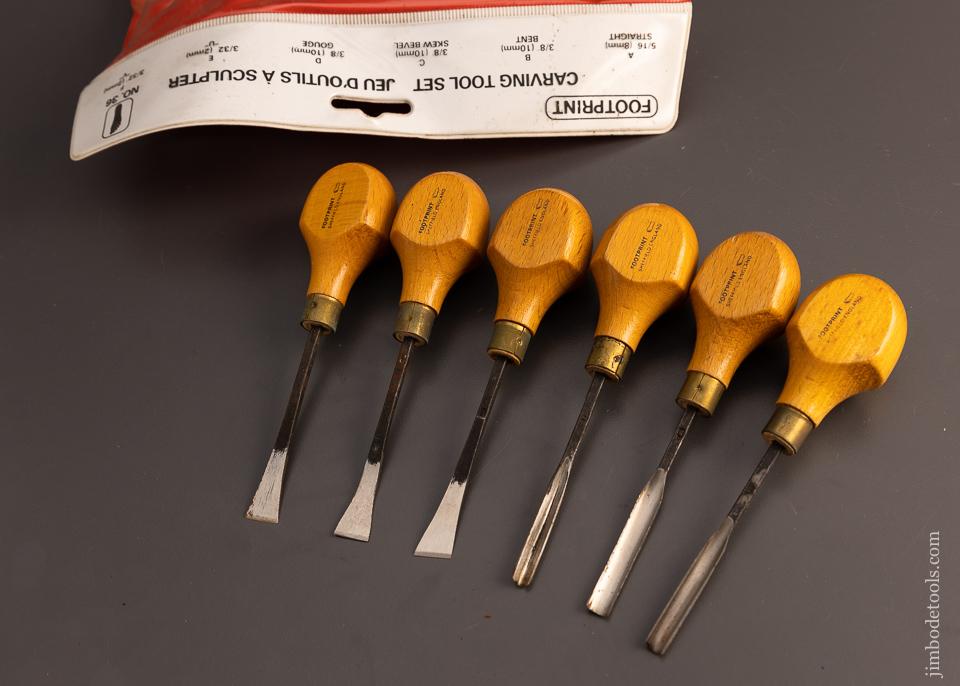 Set of 6 FOOTPRINT Carving Tools - 98704