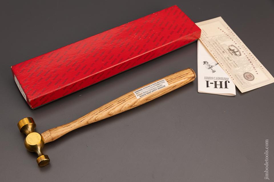 BRIDGE CITY TOOL WORKS JH-1S Joint Maker's Hammer MINT in Original Box - 98711