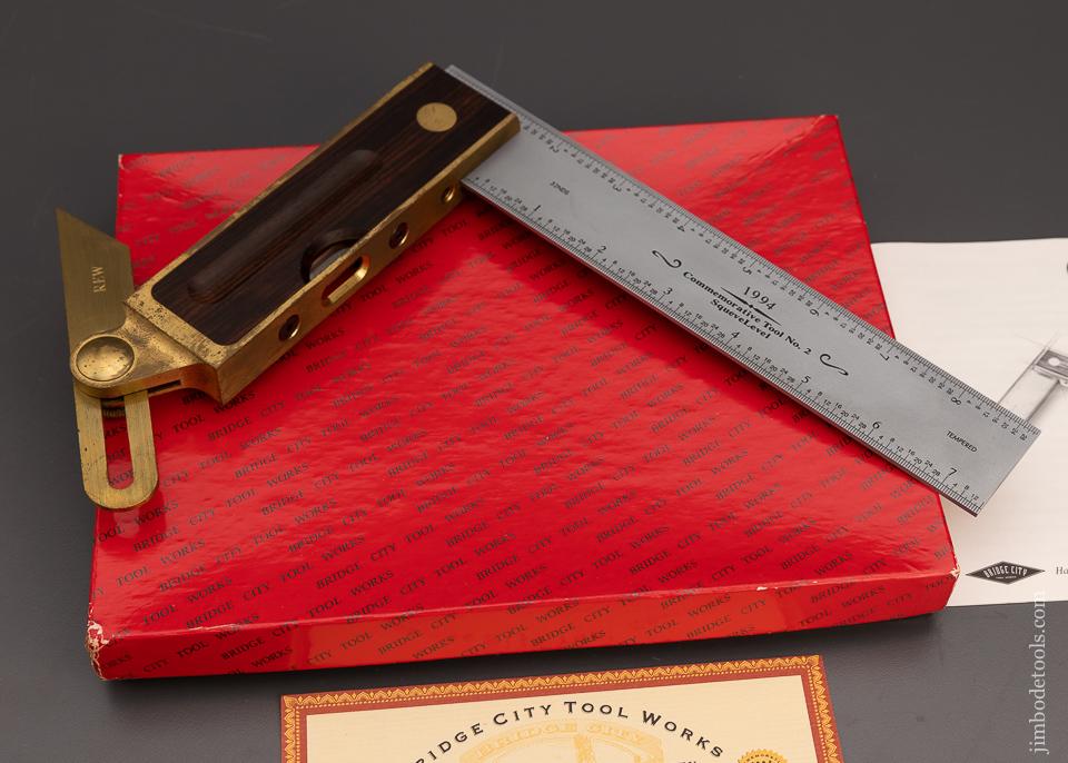  BRIDGE CITY TOOL WORKS CT-2 Rosewood Squevel in Original Box - 98712