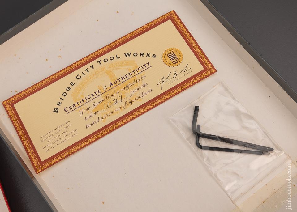  BRIDGE CITY TOOL WORKS CT-2 Rosewood Squevel in Original Box - 98712