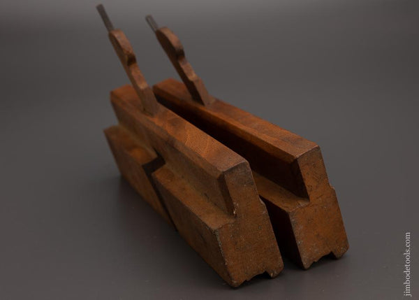 Fine Matched Pair of Sash Planes by H.A. HOBDAY TOOL MERCHANT CHATHAM - 98764