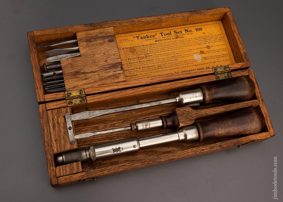 Complete YANKEE No. 100 Tool Set in Original Box - 98765