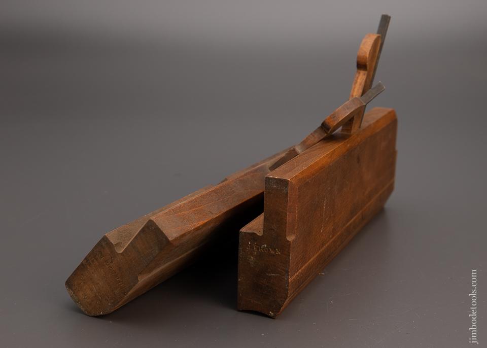 Crisp Skewed Pair of Hollow & Round Planes by H.A. HOBDAY TOOL MERCHANT CHATHAM - 98769