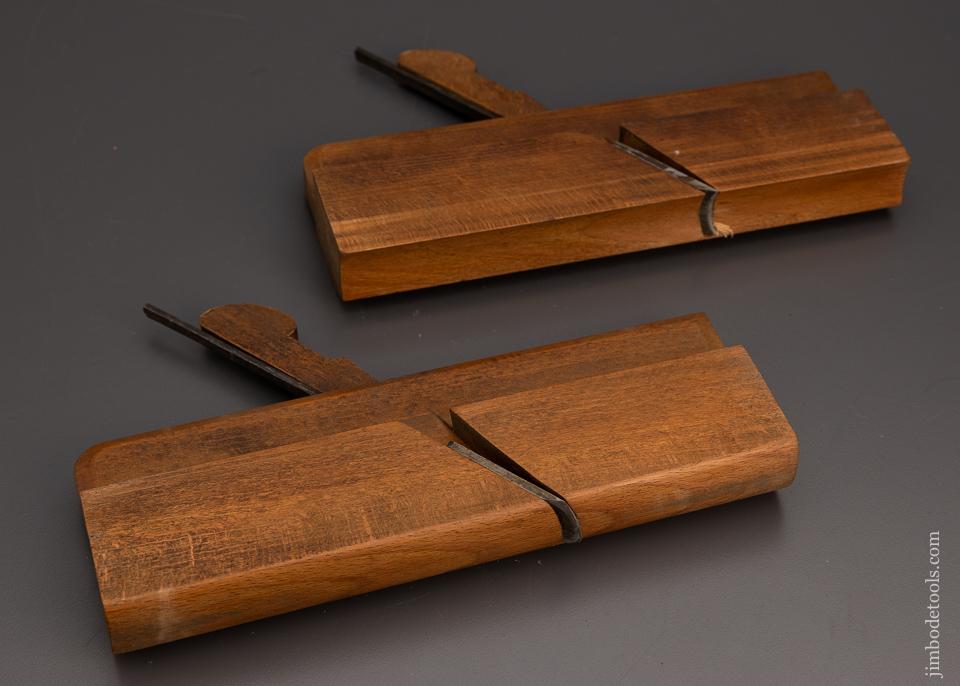 Crisp Skewed Pair of Hollow & Round Planes by H.A. HOBDAY TOOL MERCHANT CHATHAM - 98769