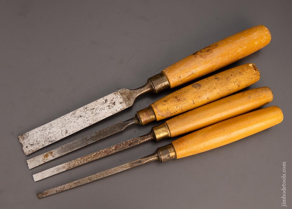 4 Boxwood MARPLES Chisels - 98775