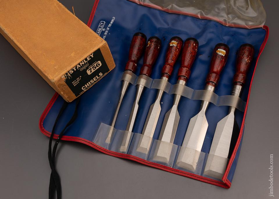 STANLEY No. 750 Chisel Set Mint in Box (6) No. 750 Chisels - 98779