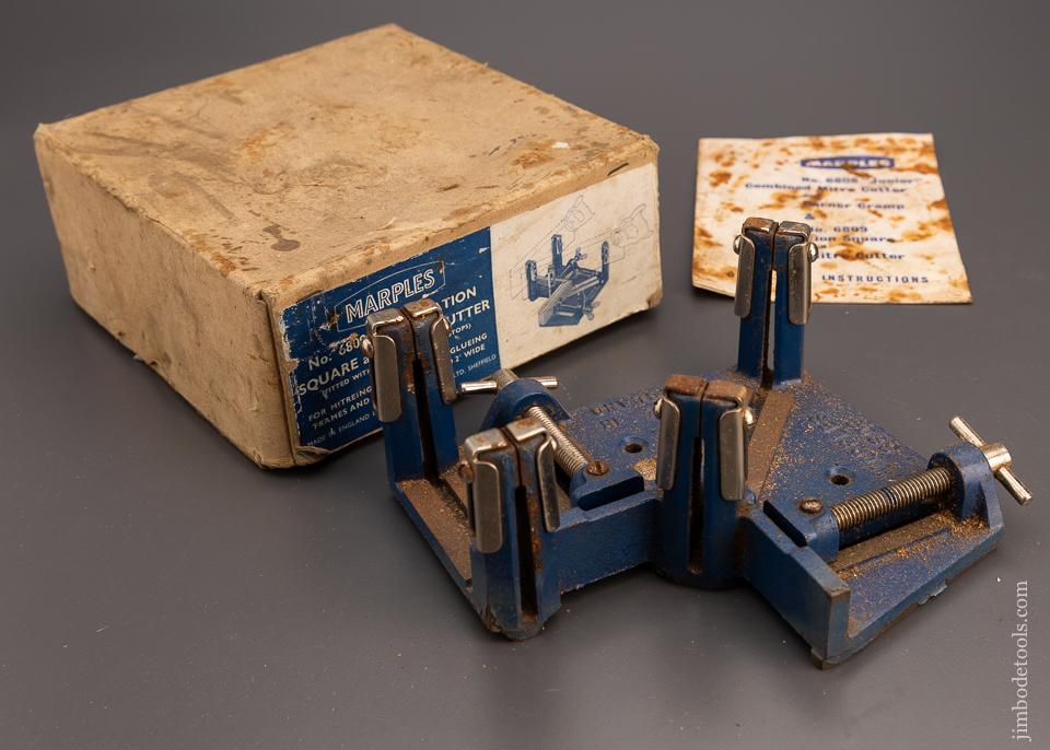 Fine MARPLES No. 6809 Combination Square and Mitre Cutter in Original Box - 98784