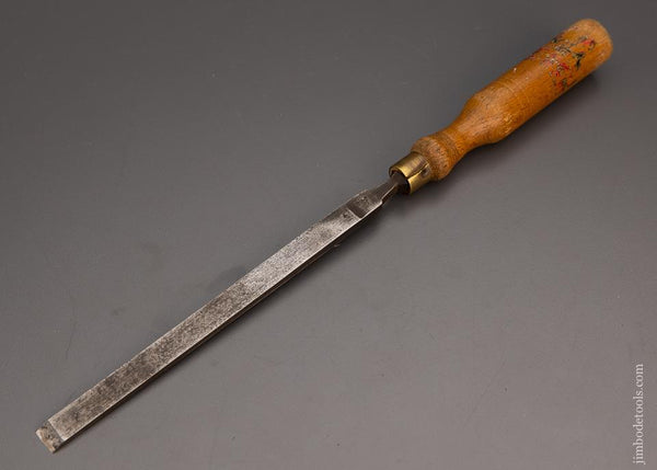 Long, Thin Square Edge Paring Chisel 1/2 Inch by HALE BROS. - 98787