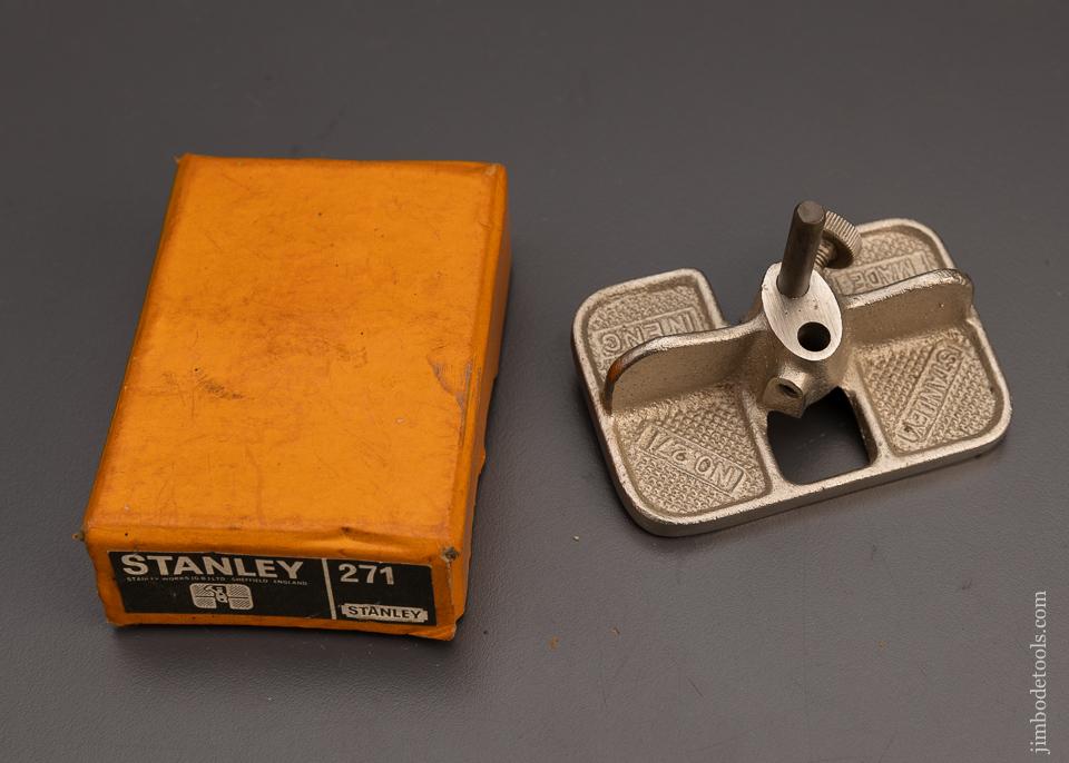 STANLEY No. 271 Miniature Router Plane Mint in Box - 98801