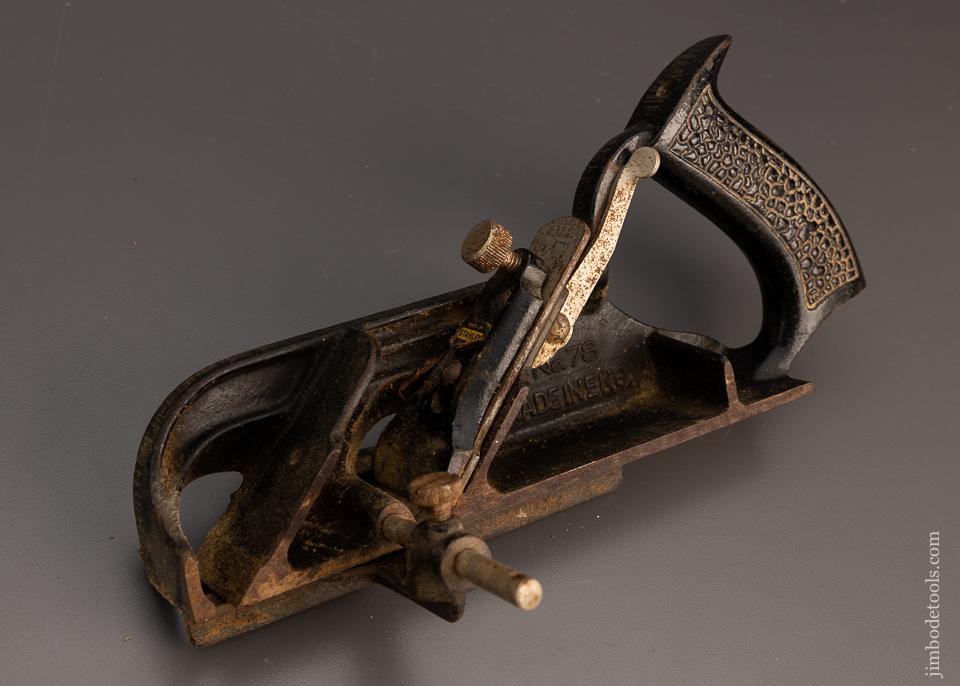 STANLEY No. 78 Duplex, Rabbet, and Filletster Plane - 98835
