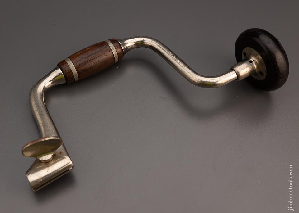 Stunning STANLEY No. 108 Spofford Brace in Full Nickel - 98858