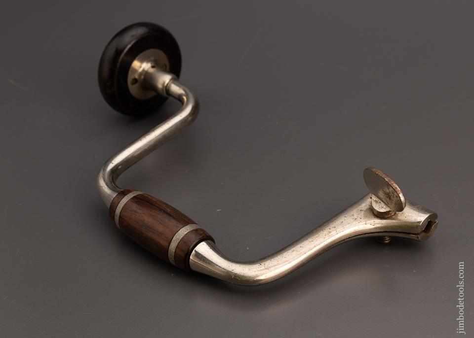 Stunning STANLEY No. 108 Spofford Brace in Full Nickel - 98858