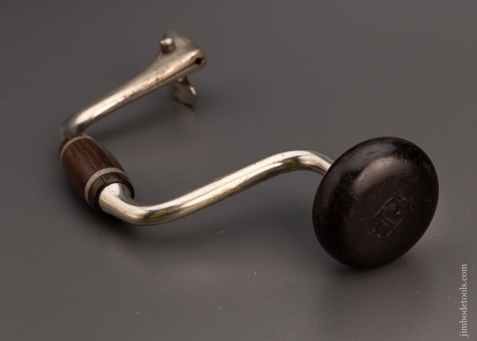 Stunning STANLEY No. 108 Spofford Brace in Full Nickel - 98858