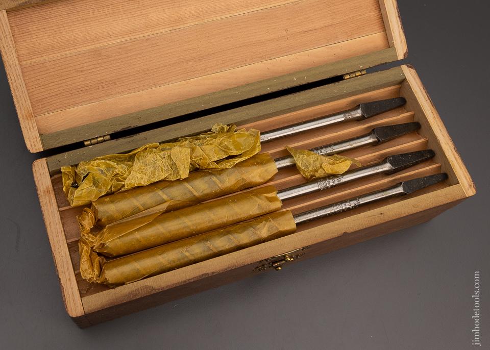 Complete Set of 13 RUSSELL JENNINGS Auger Bits MINT in Original Three Tiered Box In Original Shipping Box - 98859