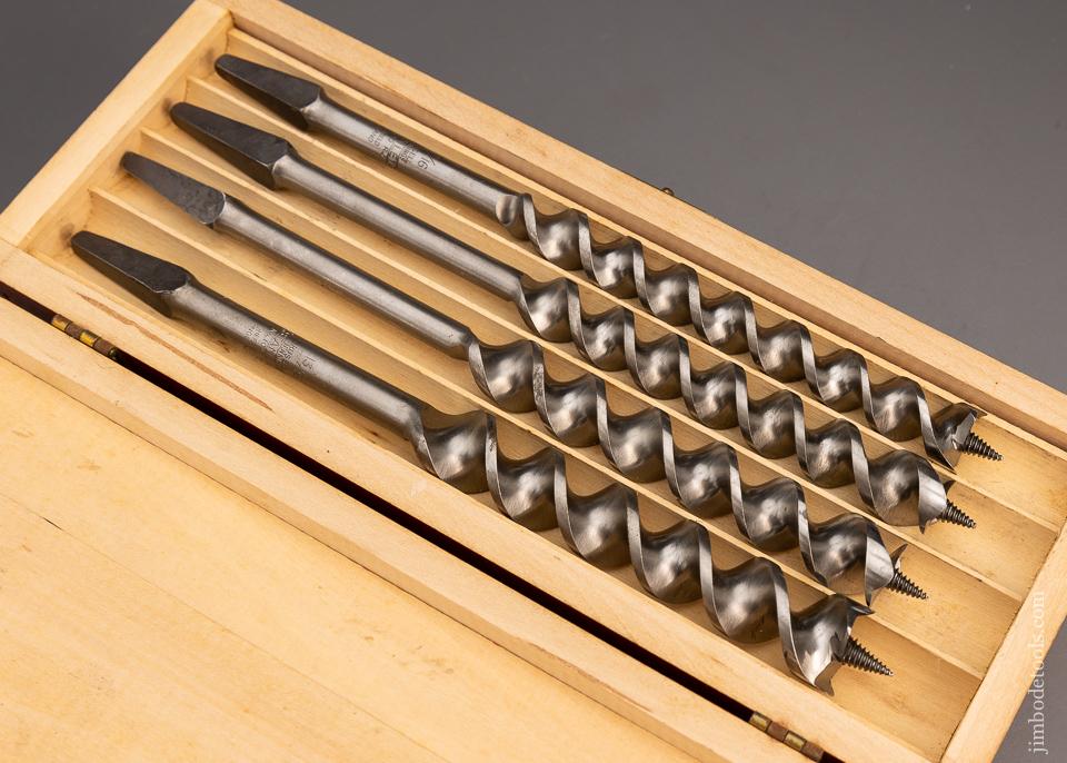 Complete Set of Extra Fine 13 RUSSELL JENNINGS Auger Bits in Original Three Tiered Box - 98908