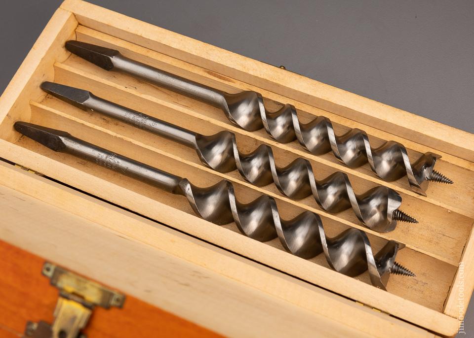 Complete Set of Extra Fine 13 RUSSELL JENNINGS Auger Bits in Original Three Tiered Box - 98908