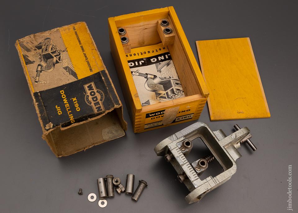 WODEN No. X190 Doweling Jig 100% Complete in Original Box - 98932