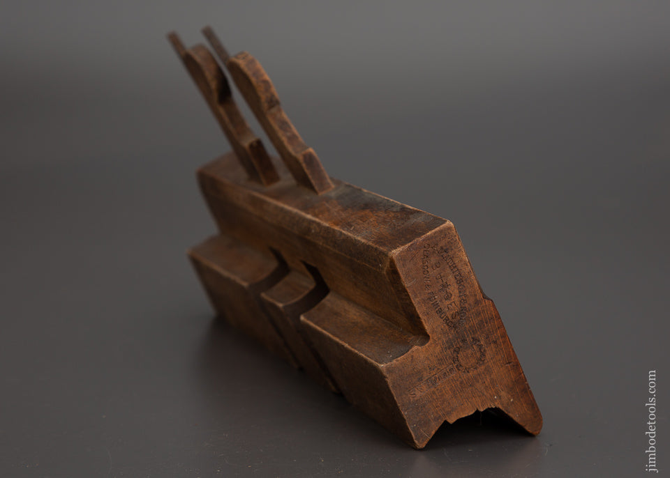 Double Iron Complex Moulding Plane MATHIESON Good+ - 98935