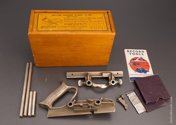 100% Complete RECORD No. 044 Plough Plane Mint in Custom Box - 98948