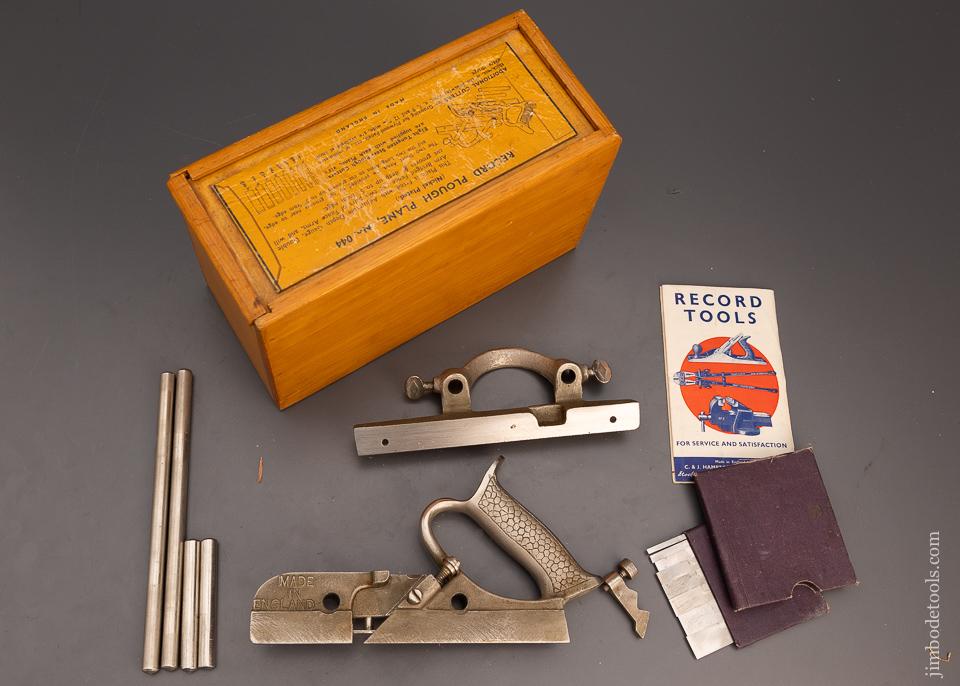 100% Complete RECORD No. 044 Plough Plane Mint in Custom Box - 98948
