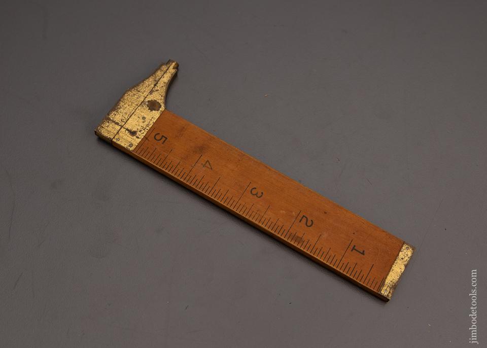 STANLEY No. 136 1/2 Six Inch Boxwood Caliper Rule - 98966