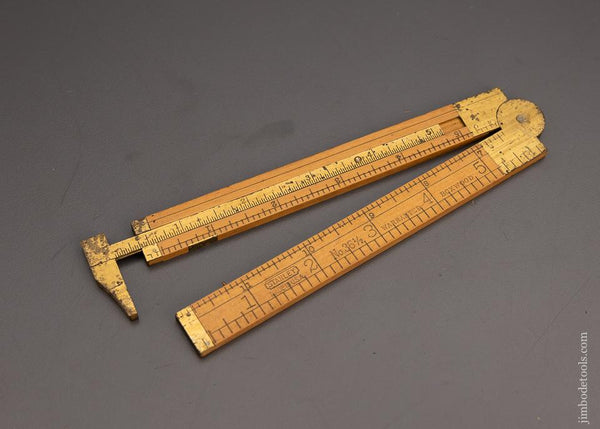 STANLEY No. 36 1/2 Boxwood Caliper Rule - 98967