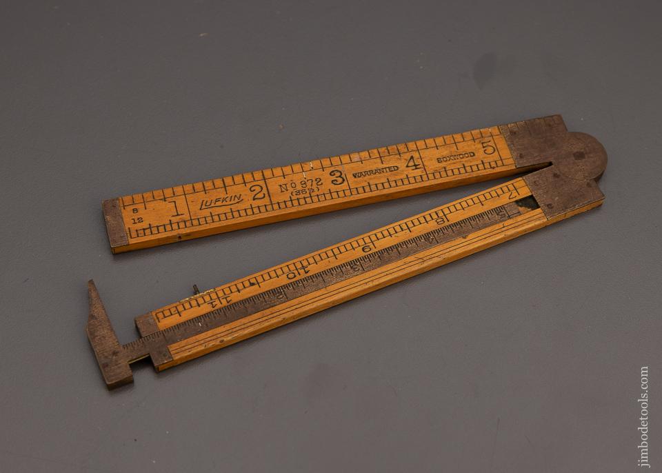 LUFKIN No. 872 (35 1/2) Six Inch Boxwood Caliper Rule Fine - 98968