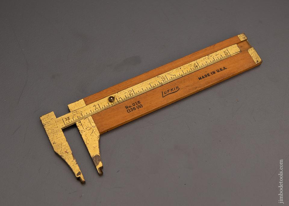 LUFKIN No. 016 (136 1/2) Six Inch Boxwood Caliper Rule - 98969