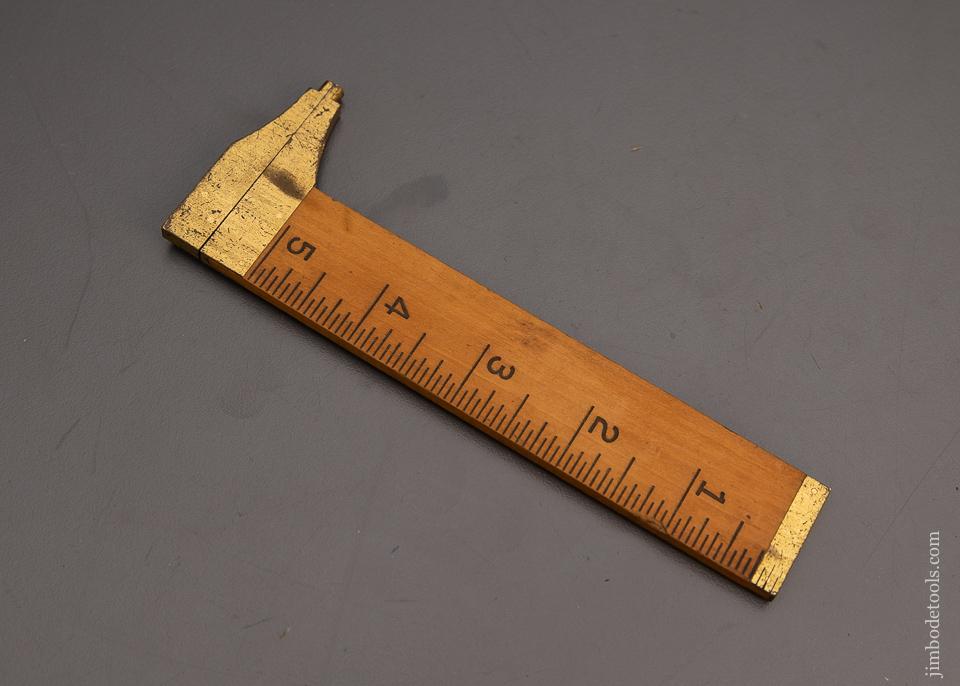 LUFKIN No. 016 (136 1/2) Six Inch Boxwood Caliper Rule - 98969