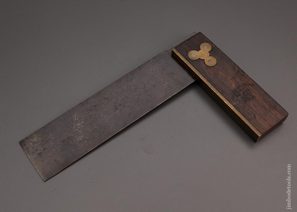 HENRY DISSTON & SONS NO. 1 Six Inch Rosewood Try Square - 98974