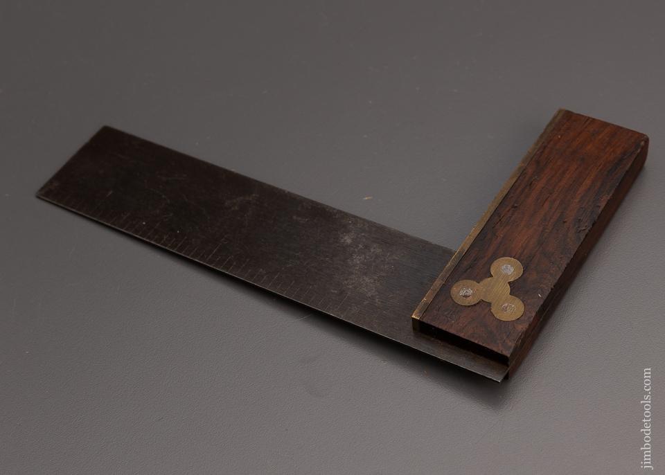 HENRY DISSTON & SONS NO. 1 Six Inch Rosewood Try Square - 98974