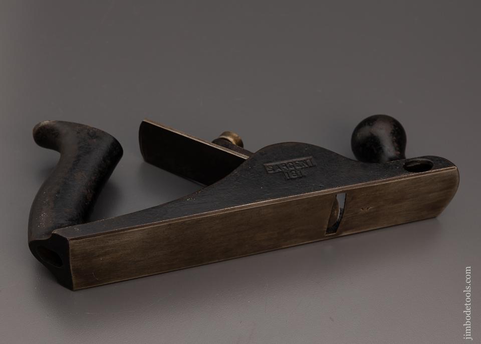 Rare SARGENT No. 161 Solid Cast Iron Scrub Plane - 98980